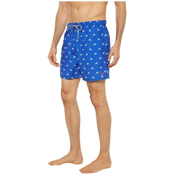 💕TED BAKER💕 Nippy Lobster Print Swim Shorts RED - Picture 7 of 16